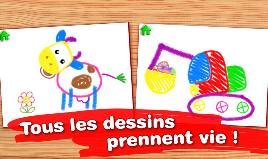 « Dessiner pour les enfants » : quand les plus petits peuvent s’initier au coloriage sur un appareil mobile
