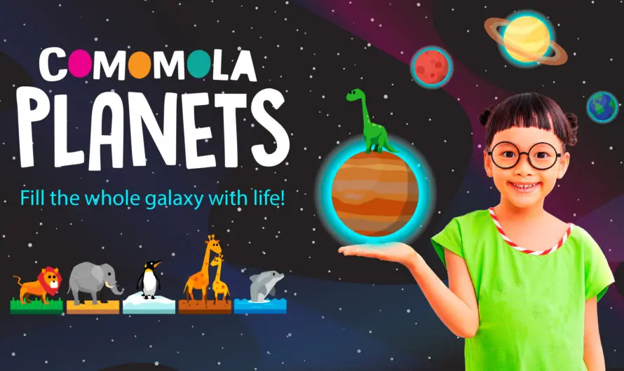 Avec Comomola Planets, jouez avec un puzzle animé rotatif dès 5 ans