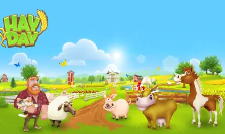 hay day, jeu de gestion agricole avec fermier, animaux et paysage rural coloré