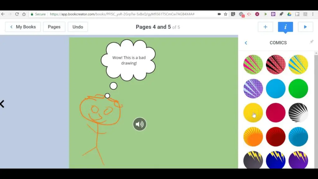 Book Creator livre numerique enfant