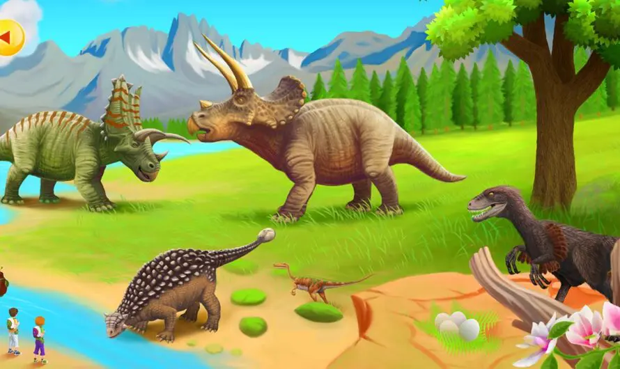 L’âge des dinosaures est un jeu de quête pour les explorateurs en herbe