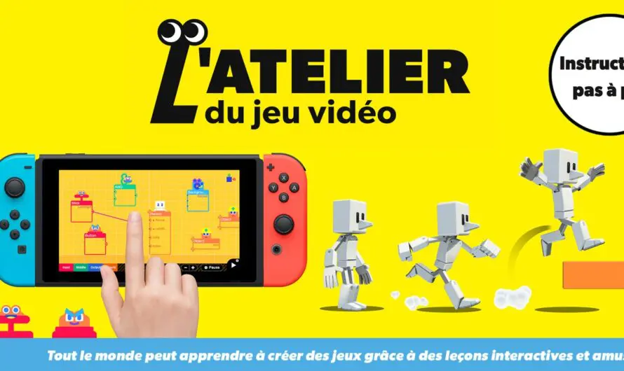 L’application de Nintendo Switch favorise la programmation avec L’Atelier du jeu vidéo