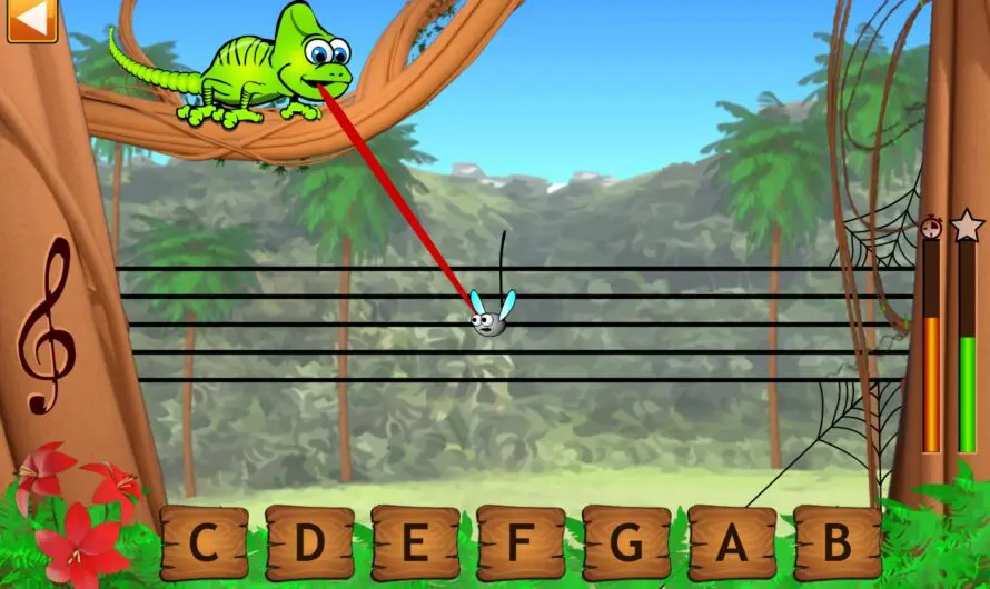 Initiation à la musique assurée avec les applis Easy Music et Jungle Music